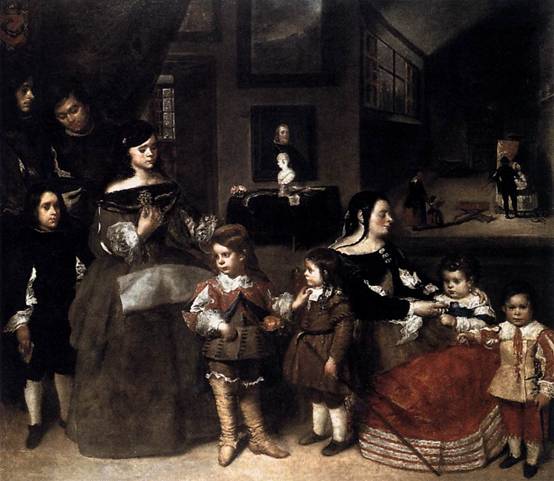 The Artist?s Family  ca. 1660   JUAn Bautista Martinez del Mazo   1610-1667  Kunsthistorisches Museum  Wien